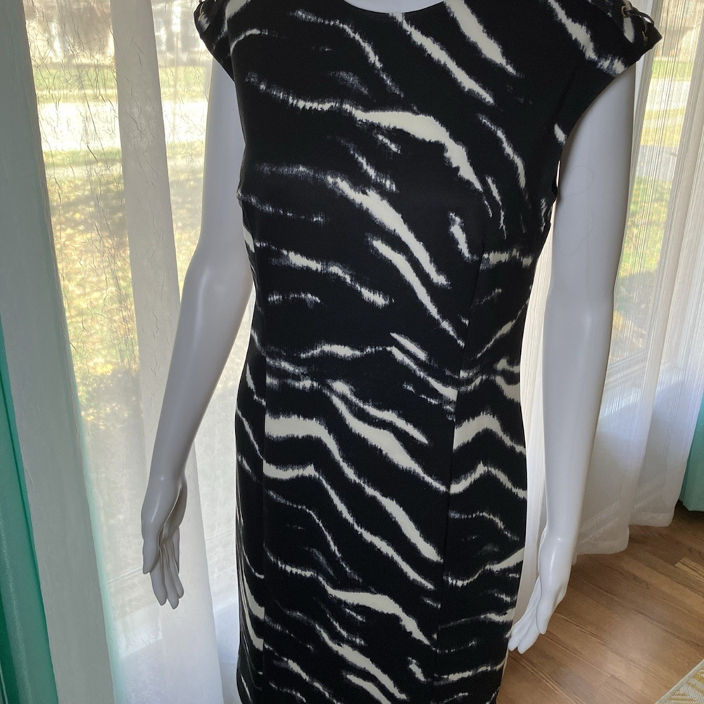 Michael Kors Zebra Print Dress Size Small